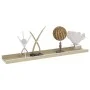 Wall shelves 2 units white and Sonoma oak 60x9x3 cm by vidaXL, Shelves and shelves - Ref: Foro24-326690, Price: 18,76 €, Disc...