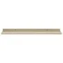 Wall shelves 2 units white and Sonoma oak 60x9x3 cm by vidaXL, Shelves and shelves - Ref: Foro24-326690, Price: 18,76 €, Disc...