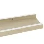 Wall shelves 2 units white and Sonoma oak 60x9x3 cm by vidaXL, Shelves and shelves - Ref: Foro24-326690, Price: 18,76 €, Disc...