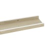 Wandregale 2 Einheiten weiß und Sonoma Eiche 80x9x3 cmm von vidaXL, Regale und Regale - Ref: Foro24-326691, Preis: 26,83 €, R...