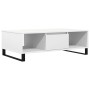 Mesa de centro madera de ingeniería blanco 104x60x35 cm