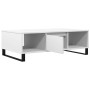 Mesa de centro madera de ingeniería blanco 104x60x35 cm