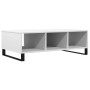 Mesa de centro madera de ingeniería blanco 104x60x35 cm