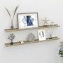 Wandregale 2 Einheiten Weiß und Sonoma-Eiche 100x9x3 cm von vidaXL, Regale und Regale - Ref: Foro24-326692, Preis: 29,83 €, R...