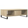 Mesa de centro madera de ingeniería roble Sonoma 104x60x35 cm