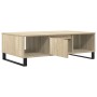 Mesa de centro madera de ingeniería roble Sonoma 104x60x35 cm