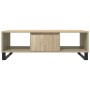 Mesa de centro madera de ingeniería roble Sonoma 104x60x35 cm
