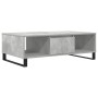 Mesa de centro madera de ingeniería gris hormigón 104x60x35 cm