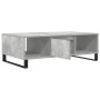 Mesa de centro madera de ingeniería gris hormigón 104x60x35 cm