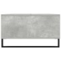 Mesa de centro madera de ingeniería gris hormigón 104x60x35 cm