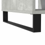 Mesa de centro madera de ingeniería gris hormigón 104x60x35 cm