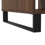 Mesa de centro madera de ingeniería roble marrón 104x60x35 cm