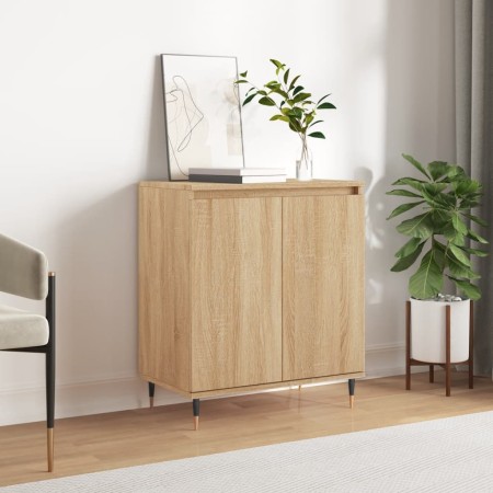 Aparador de madera contrachapada roble Sonoma 60x35x70 cm