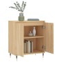 Aparador de madera contrachapada roble Sonoma 60x35x70 cm