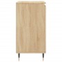 Aparador de madera contrachapada roble Sonoma 60x35x70 cm