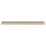 Wall shelves 4 units white and Sonoma oak 80x9x3 cm by vidaXL, Shelves and shelves - Ref: Foro24-326696, Price: 38,72 €, Disc...
