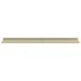 Wall shelves 4 units white and Sonoma oak 80x9x3 cm by vidaXL, Shelves and shelves - Ref: Foro24-326696, Price: 38,07 €, Disc...