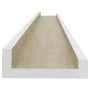 Wall shelves 4 units white and Sonoma oak 80x9x3 cm by vidaXL, Shelves and shelves - Ref: Foro24-326696, Price: 38,07 €, Disc...