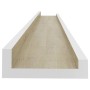 Wandregale 4 Einheiten Weiß und Sonoma-Eiche 80x9x3 cm von vidaXL, Regale und Regale - Ref: Foro24-326696, Preis: 38,72 €, Ra...