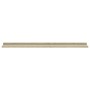 Wall shelves 4 units white and Sonoma oak 100x9x3 cm by vidaXL, Shelves and shelves - Ref: Foro24-326697, Price: 33,44 €, Dis...