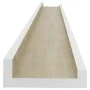 Wall shelves 4 units white and Sonoma oak 100x9x3 cm by vidaXL, Shelves and shelves - Ref: Foro24-326697, Price: 33,02 €, Dis...