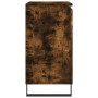 Aparador madera contrachapada color roble ahumado 60x35x70 cm en Aparadores | Comprar online en Foro24