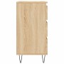 Aparador de madera contrachapada roble Sonoma 60x35x70 cm