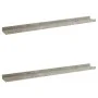 Wandregale 2 Einheiten betongrau 80x9x3 cm von vidaXL, Regale und Regale - Ref: Foro24-326701, Preis: 23,79 €, Rabatt: %