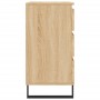 Aparador de madera contrachapada roble Sonoma 60x35x70 cm