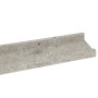 Wall shelves 2 units concrete gray 80x9x3 cm by vidaXL, Shelves and shelves - Ref: Foro24-326701, Price: 24,24 €, Discount: %