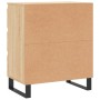 Aparador de madera contrachapada roble Sonoma 60x35x70 cm