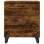 Aparador madera contrachapada color roble ahumado 60x35x70 cm