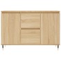 Aparador de madera de ingeniería roble Sonoma 101,5x35x70 cm