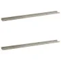 Wall shelves 2 units concrete gray 115x9x3 cm by vidaXL, Shelves and shelves - Ref: Foro24-326703, Price: 31,28 €, Discount: %