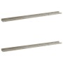 Wandregale 2 Einheiten betongrau 115x9x3 cm von vidaXL, Regale und Regale - Ref: Foro24-326703, Preis: 31,90 €, Rabatt: %