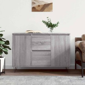 Aparador de madera de ingeniería gris Sonoma 101,5x35x70 cm Aparador de madera de ingeniería gris Sonoma 101,5x35x70 cm