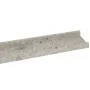 Wall shelves 2 units concrete gray 115x9x3 cm by vidaXL, Shelves and shelves - Ref: Foro24-326703, Price: 31,28 €, Discount: %