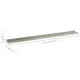 Wall shelves 2 units concrete gray 115x9x3 cm by vidaXL, Shelves and shelves - Ref: Foro24-326703, Price: 31,28 €, Discount: %