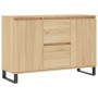 Aparador de madera de ingeniería roble Sonoma 101,5x35x70 cm