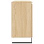 Aparador de madera de ingeniería roble Sonoma 101,5x35x70 cm
