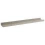 Wall shelves 4 units concrete gray 60x9x3 cm by vidaXL, Shelves and shelves - Ref: Foro24-326705, Price: 32,02 €, Discount: %