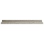 Wall shelves 4 units concrete gray 60x9x3 cm by vidaXL, Shelves and shelves - Ref: Foro24-326705, Price: 32,02 €, Discount: %