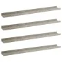 Estantes de pared 4 unidades gris hormigón 80x9x3 cm de vidaXL, Estantes y estanterías - Ref: Foro24-326706, Precio: 28,28 €,...