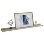 Wall shelves 4 units concrete gray 80x9x3 cm by vidaXL, Shelves and shelves - Ref: Foro24-326706, Price: 28,64 €, Discount: %