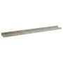 Estantes de pared 4 unidades gris hormigón 80x9x3 cm de vidaXL, Estantes y estanterías - Ref: Foro24-326706, Precio: 28,28 €,...