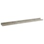 Wall shelves 4 units concrete gray 80x9x3 cm by vidaXL, Shelves and shelves - Ref: Foro24-326706, Price: 28,64 €, Discount: %