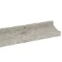 Estantes de pared 4 unidades gris hormigón 80x9x3 cm de vidaXL, Estantes y estanterías - Ref: Foro24-326706, Precio: 28,28 €,...