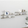Wall shelves 4 units concrete gray 115x9x3 cm by vidaXL, Shelves and shelves - Ref: Foro24-326708, Price: 38,14 €, Discount: %