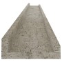 Wall shelves 4 units concrete gray 115x9x3 cm by vidaXL, Shelves and shelves - Ref: Foro24-326708, Price: 38,14 €, Discount: %