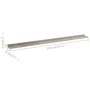 Wall shelves 4 units concrete gray 115x9x3 cm by vidaXL, Shelves and shelves - Ref: Foro24-326708, Price: 38,14 €, Discount: %
